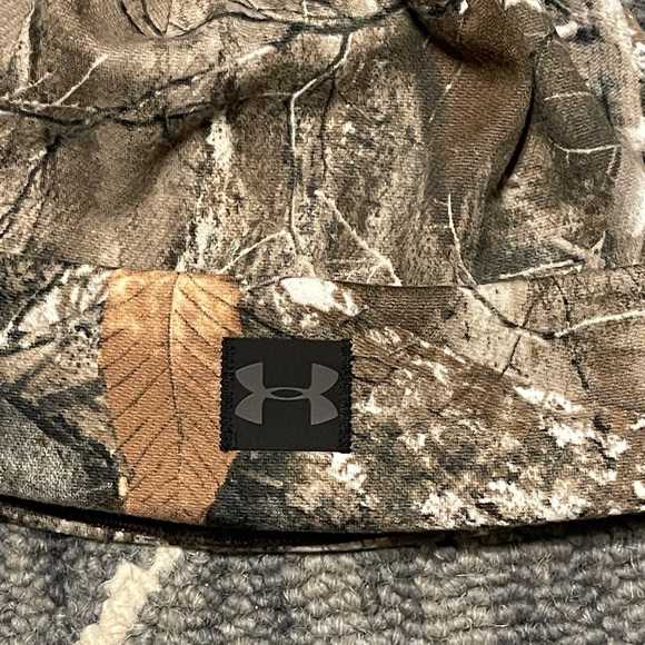 Men’s Under Armour Storm Barren Ridge Reaper Camo Hunting Beanie Coldgear - Picture 2 of 6